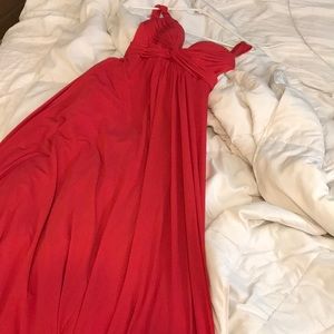 BCBG hot pink/red dress